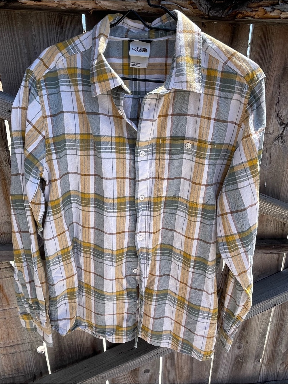 The North Face Men’s Hayden Pass 2.0 Long Sleeve Plaid Shirt Size L